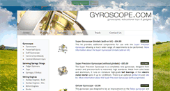 Desktop Screenshot of gyroscopes.co.uk